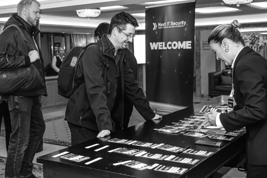 Leading cybersecurity partners and sponsors at Next IT Security conference
