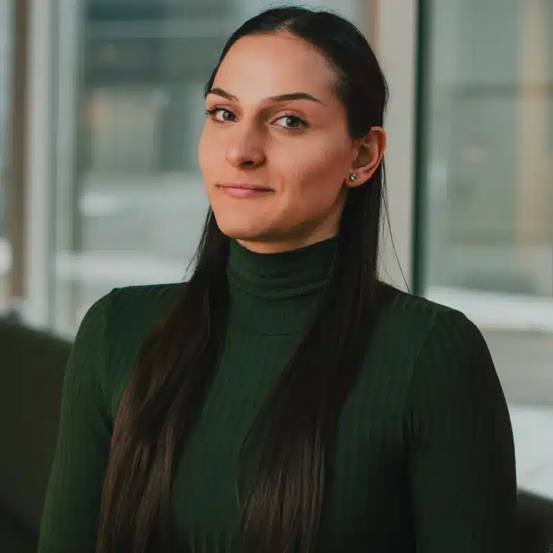 Marija Krivokuca – Cloud Security Engineer, Devoteam Marija Krivokuca Cloud Security Engineer at Devoteam cybersecurity speaker at Next IT Security Nordics event